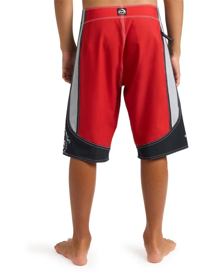Boys 8-16 Spec 73 Systems Pro 19 Inch Boardshorts In Core Red image 2
