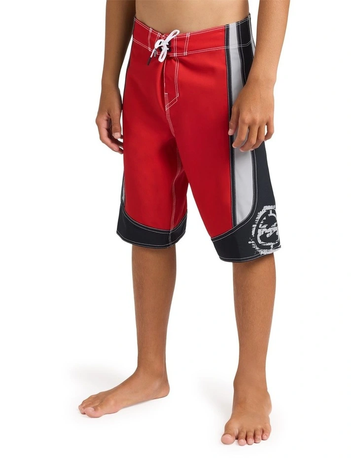 Boys 8-16 Spec 73 Systems Pro 19 Inch Boardshorts In Core Red image 3