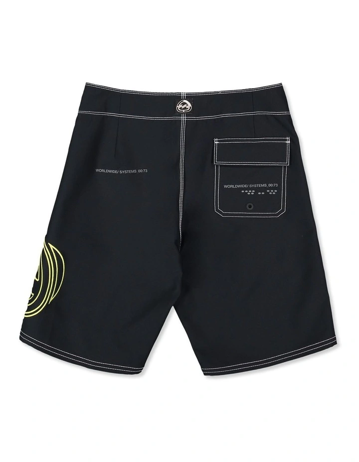 Boys 8-16 Spec 73 Pulse OG 17 Inch Boardshorts In Off Black image 2