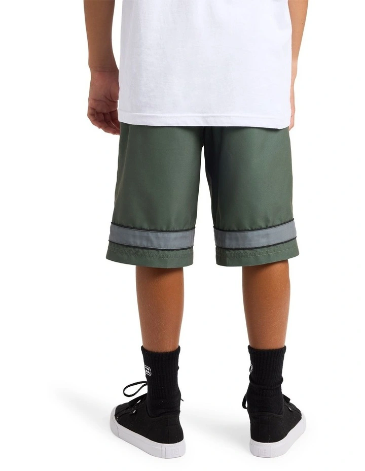 Boys 8-16 Throw On 2.0 19 Inch Boardshorts In Dirty Olive image 2
