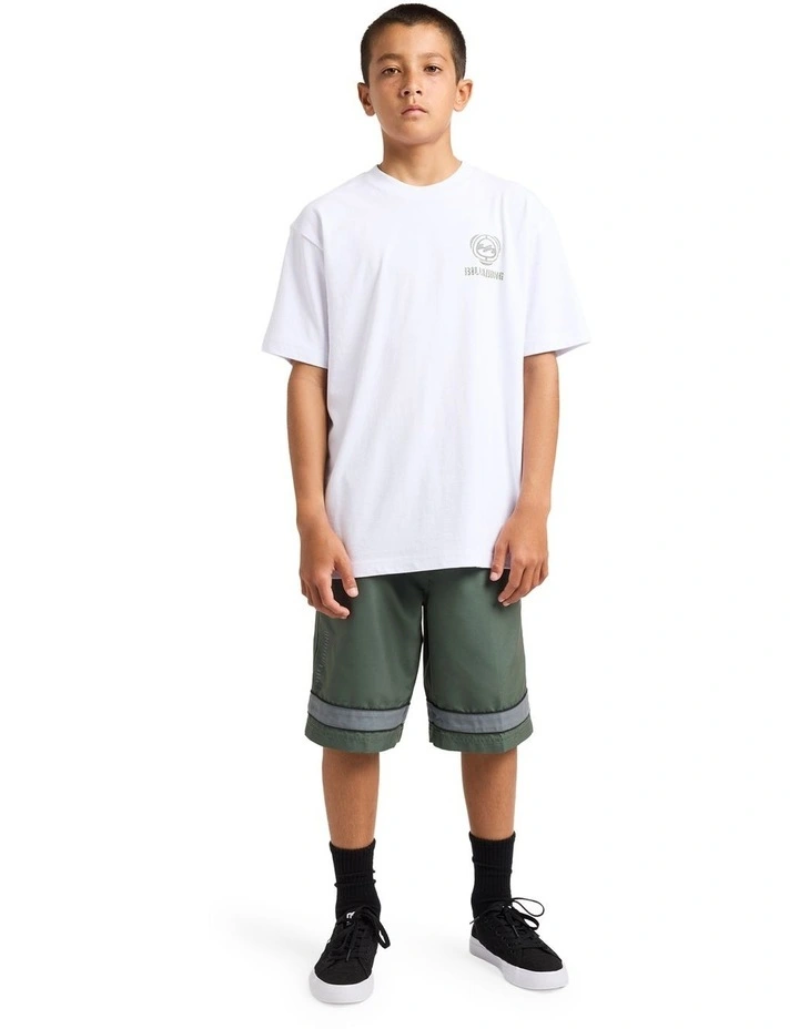 Boys 8-16 Throw On 2.0 19 Inch Boardshorts In Dirty Olive image 5
