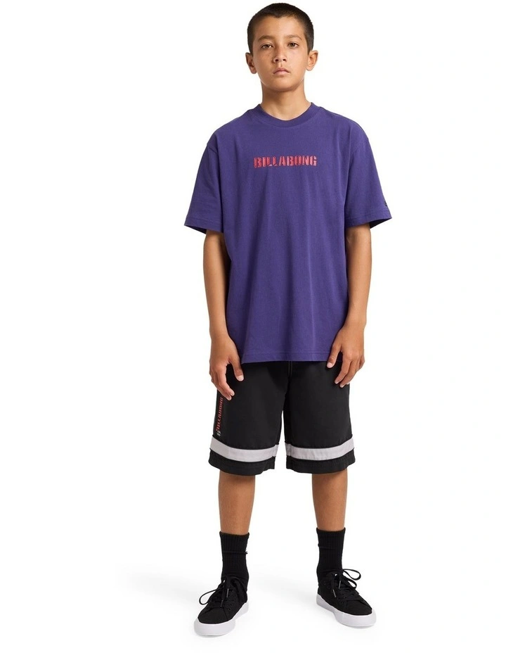 Boys 8-16 Throw On 2.0 19 Inch Boardshorts In Off Black image 5
