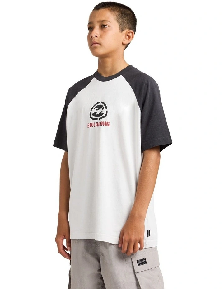 Boys 8-16 Spec 73 Raglan T-Shirt In Fog image 3