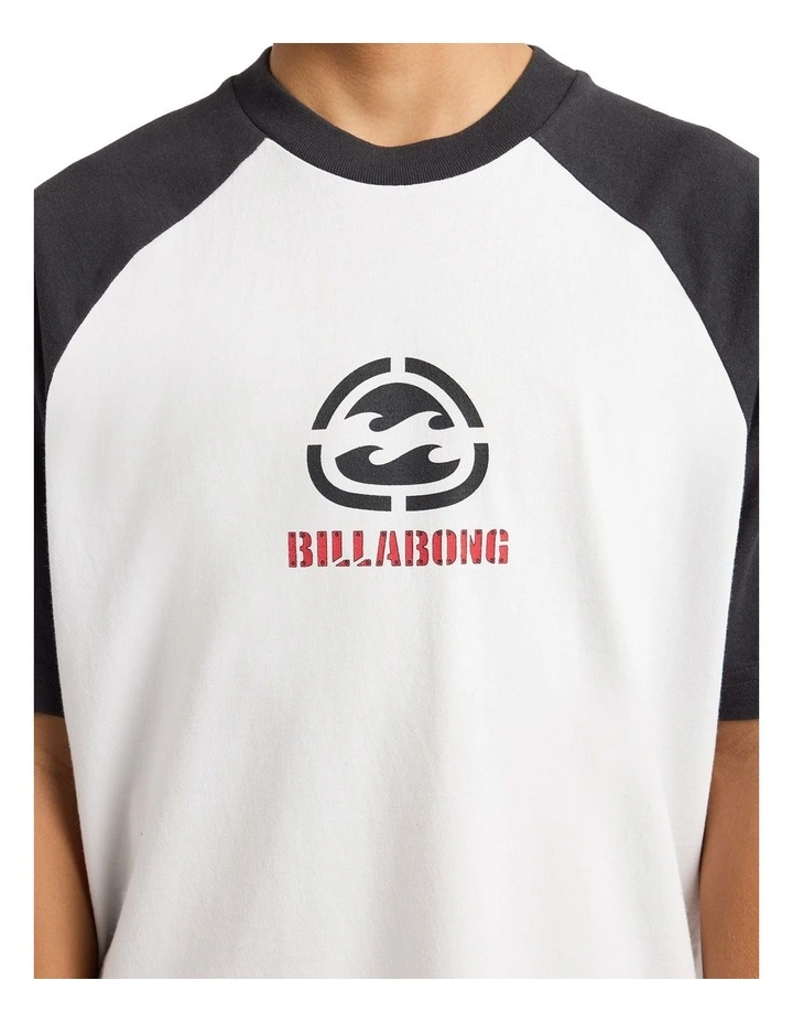 Boys 8-16 Spec 73 Raglan T-Shirt In Fog image 4