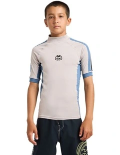 Boys 8-16 Spec 73 UPF 50 Rashguard In Ash