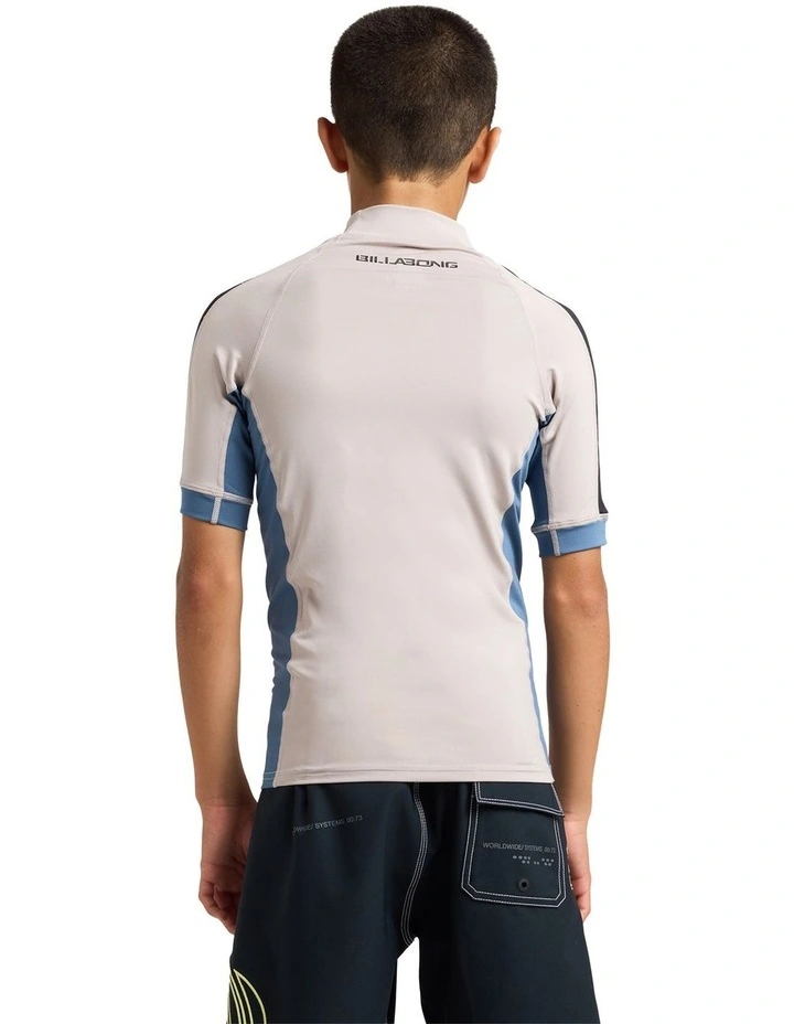 Boys 8-16 Spec 73 UPF 50 Rashguard In Ash image 2