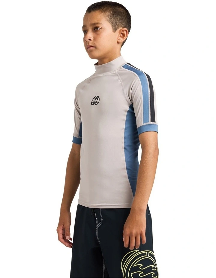 Boys 8-16 Spec 73 UPF 50 Rashguard In Ash image 3
