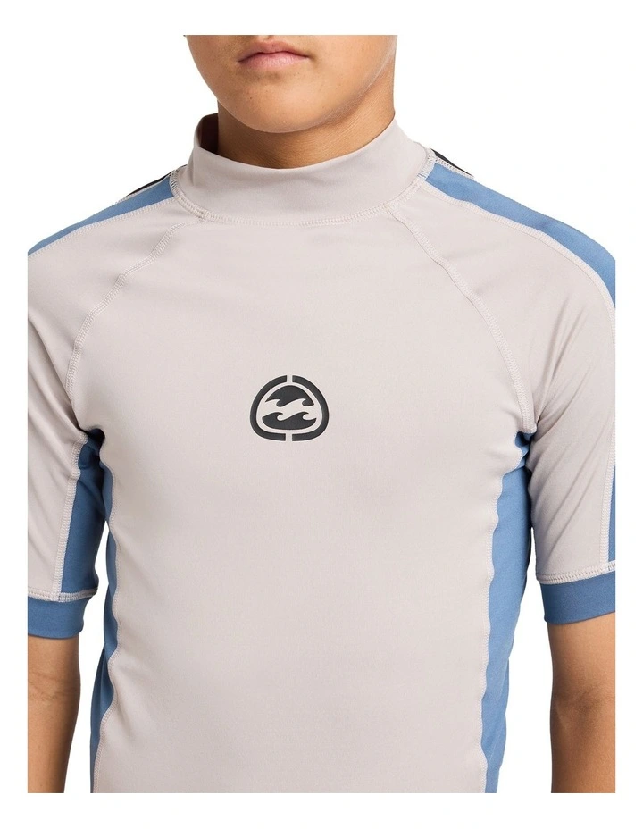 Boys 8-16 Spec 73 UPF 50 Rashguard In Ash image 4