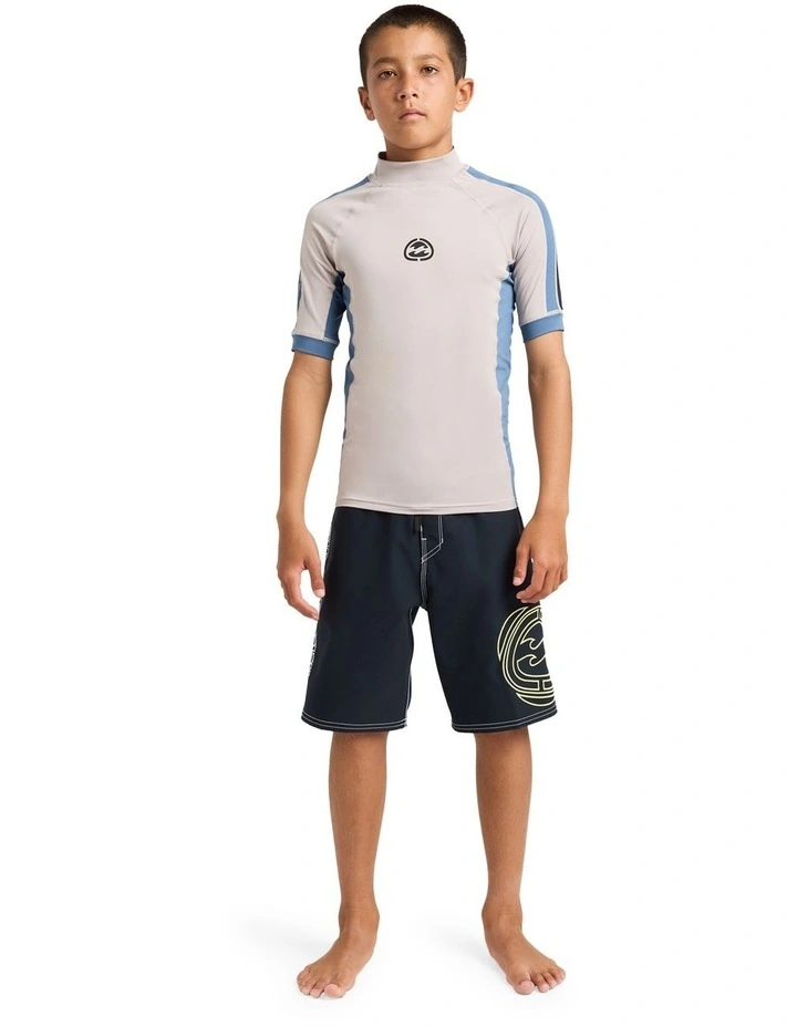 Boys 8-16 Spec 73 UPF 50 Rashguard In Ash image 5