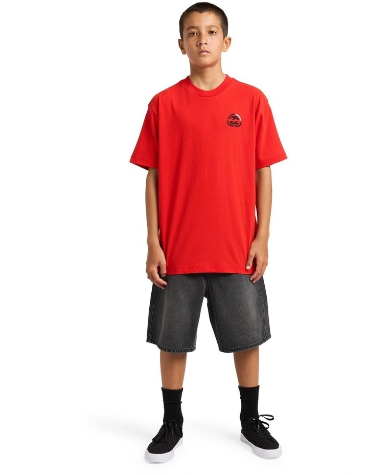 Boys 8-16 Spec 73 Denim Shorts In Black image 5