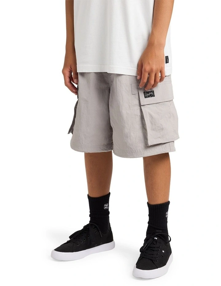 Boys 8-16 Spec 73 Cargo Shorts In Ash image 3