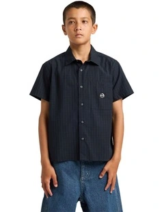 Boys 8-16 Spec 73 Mogul Pocket Shirt In Midnight