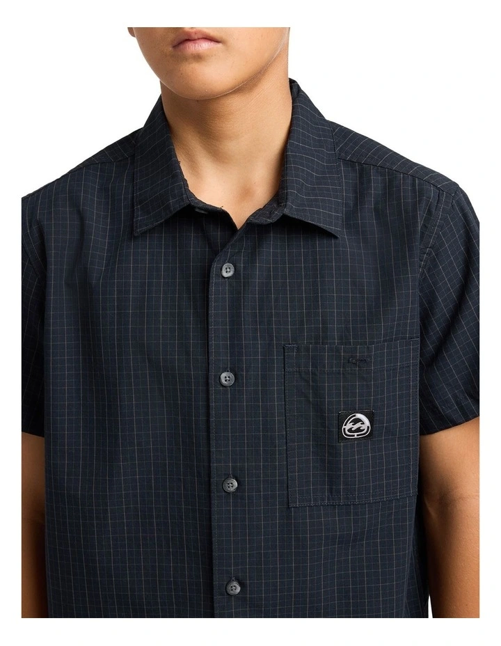 Boys 8-16 Spec 73 Mogul Pocket Shirt In Midnight image 4