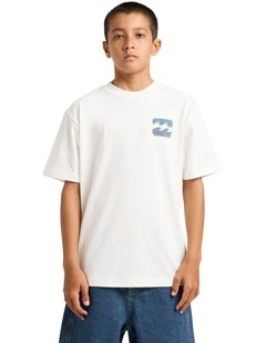 Boys 8-16 Heritage Arch T-Shirt In Off White