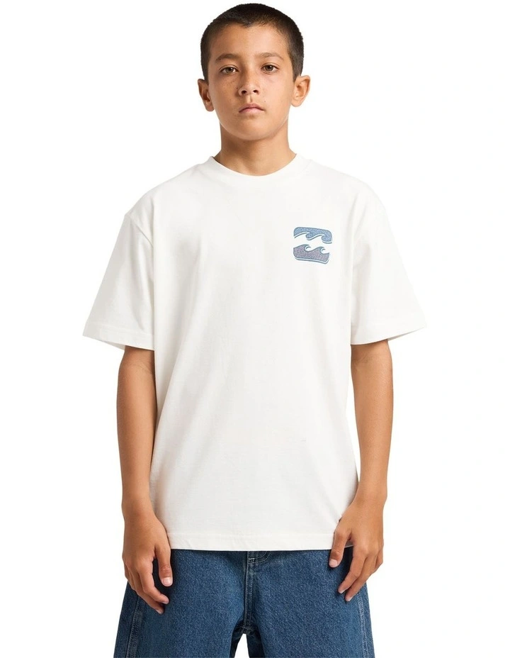 Boys 8-16 Heritage Arch T-Shirt In Off White image 1