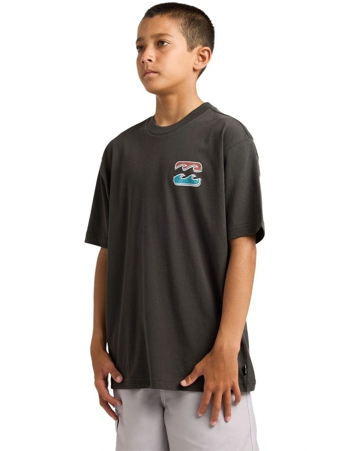 Boys 8-16 Heritage Arch T-Shirt In Raven image 3