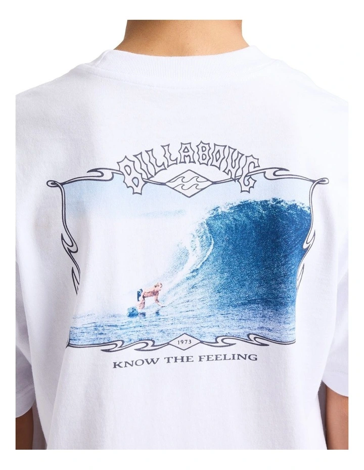 Boys 8-16 Legacy T-Shirt In White image 4