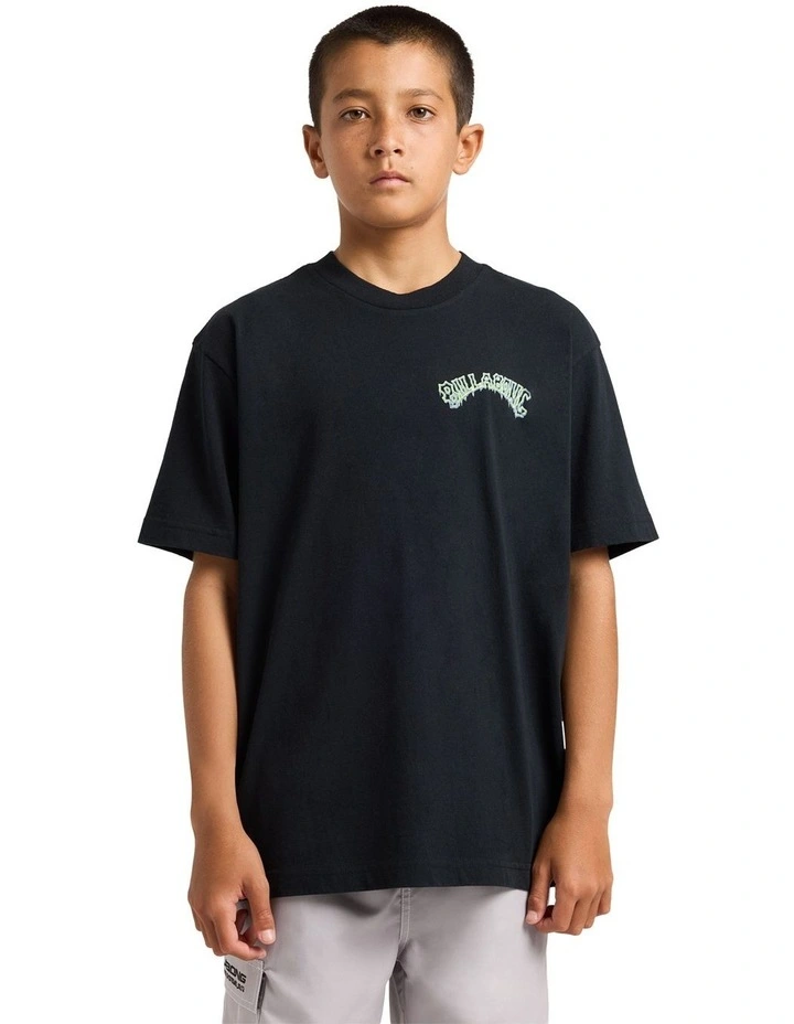 Boys 8-16 Mod Arch T-Shirt In Black image 1