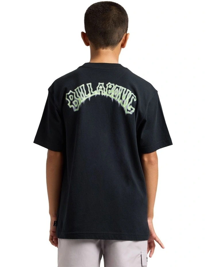 Boys 8-16 Mod Arch T-Shirt In Black image 2
