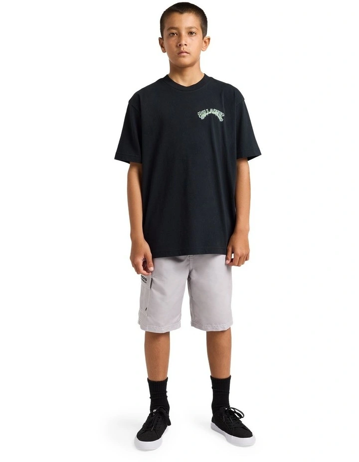 Boys 8-16 Mod Arch T-Shirt In Black image 5