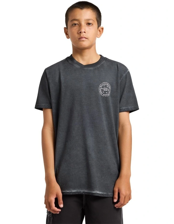 Boys 8-16 Big Wave Daz T-Shirt In Black image 1