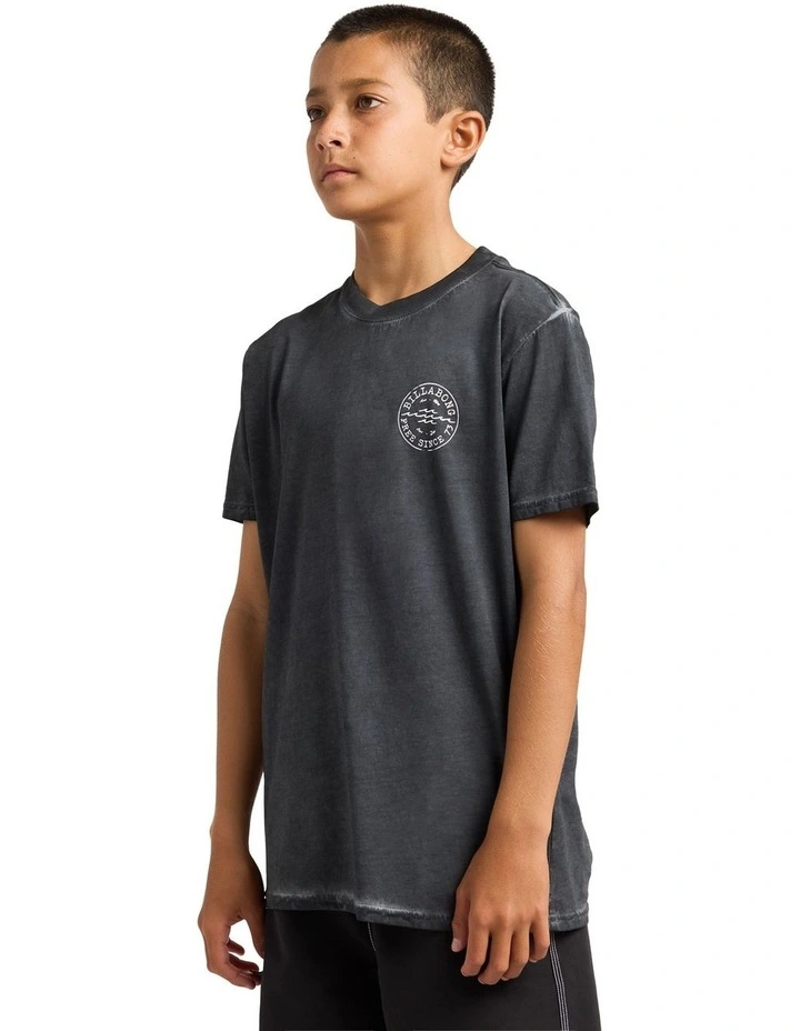 Boys 8-16 Big Wave Daz T-Shirt In Black image 3