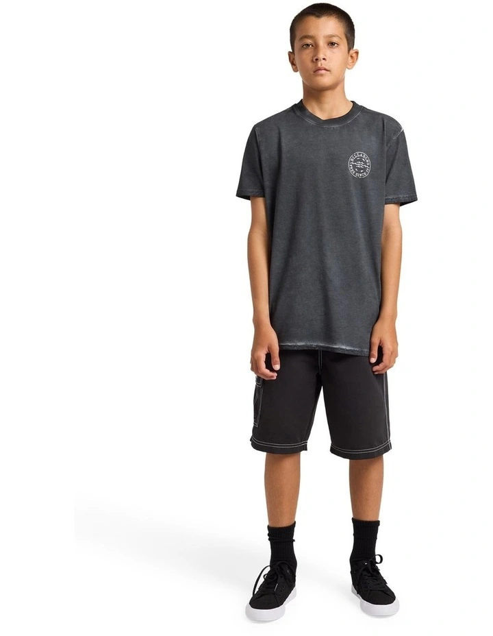 Boys 8-16 Big Wave Daz T-Shirt In Black image 5