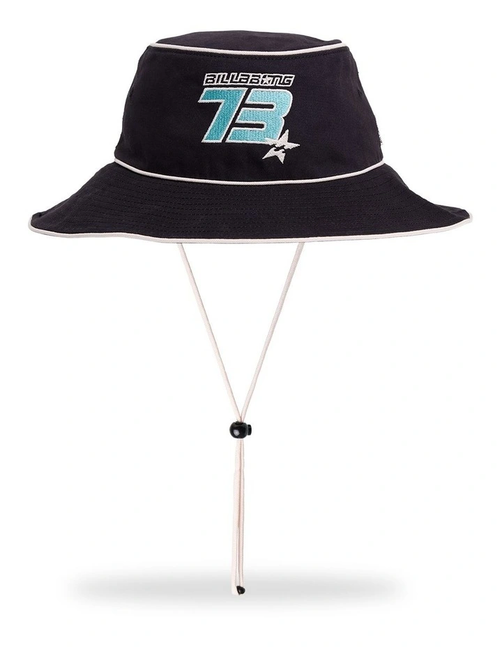 Girls 8-16 Billa Star Bucket Hat in Black Pebble image 1