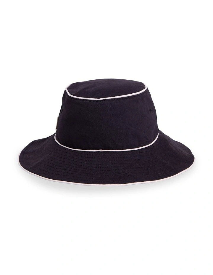Girls 8-16 Billa Star Bucket Hat in Black Pebble image 2