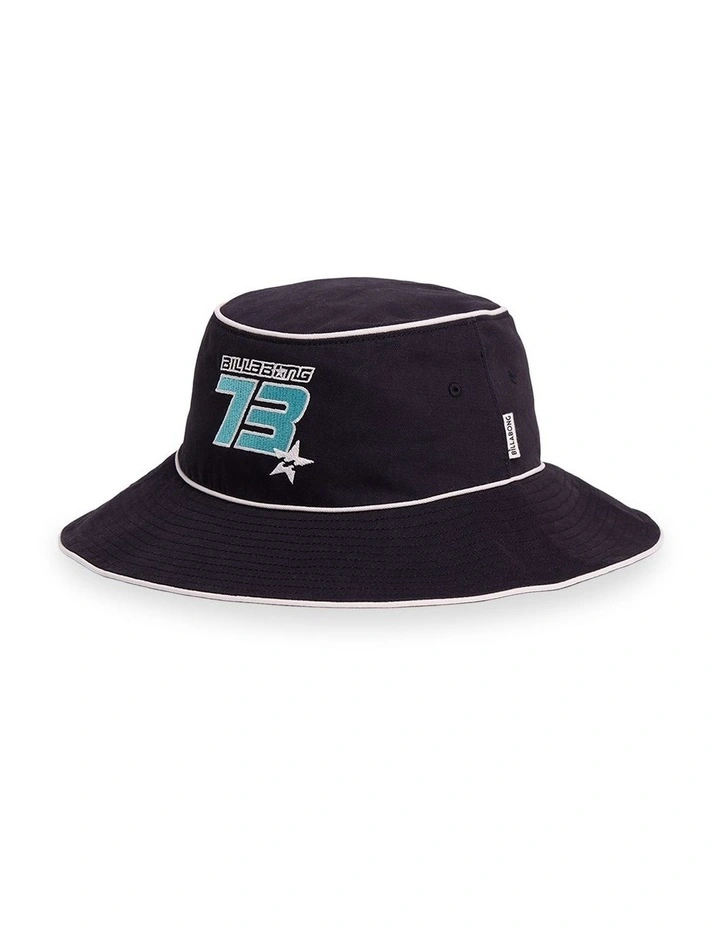 Girls 8-16 Billa Star Bucket Hat in Black Pebble image 3