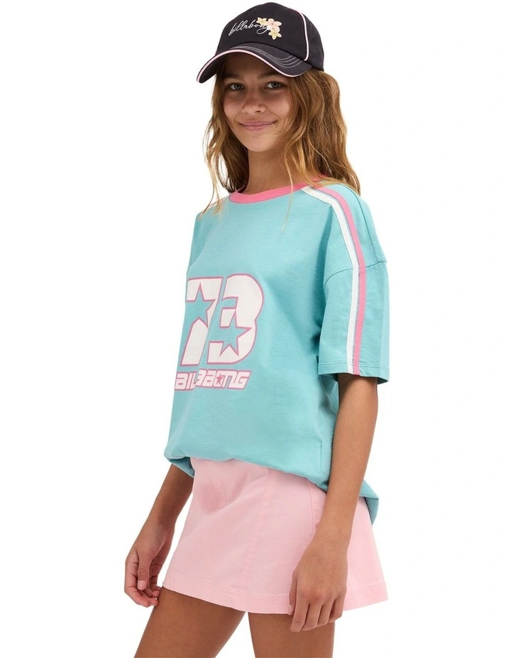 Girls 8-16 Billa Star Mini Skirt In Pink Sand image 3