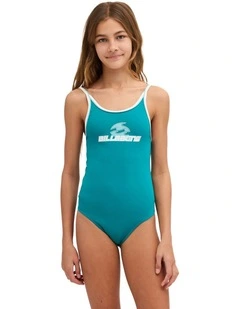 Girls 8-16 Billa Star One Piece Swimsuit In Evergreen