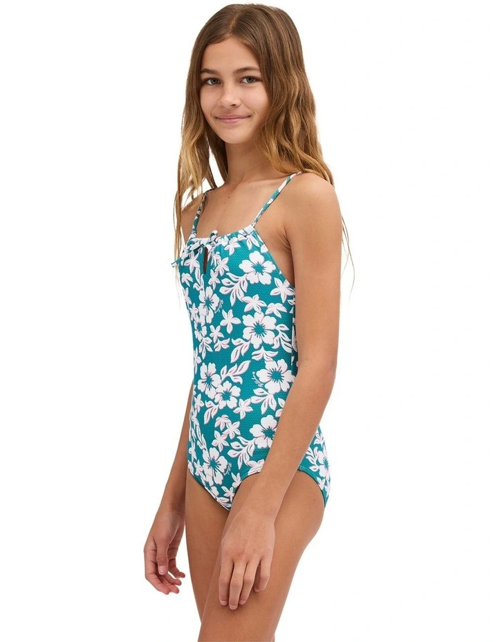 Girls 8-16 Coconut Rush One Piece Swimsuit In Evergreen image 3
