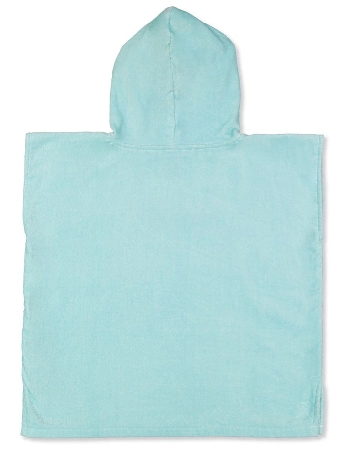 Girls 2-7 Little Lillies Hooded Towel In Plume Blue image 2