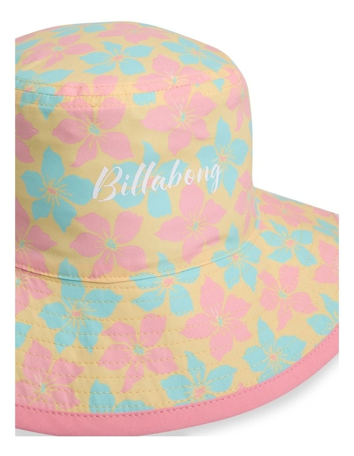 Girls 2-7 Sun Petals Reversible Wide Brim Hat In Plume Blue image 5