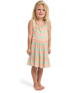 Girls 0-5 Sun Petals Midi Dress In Sunbeam