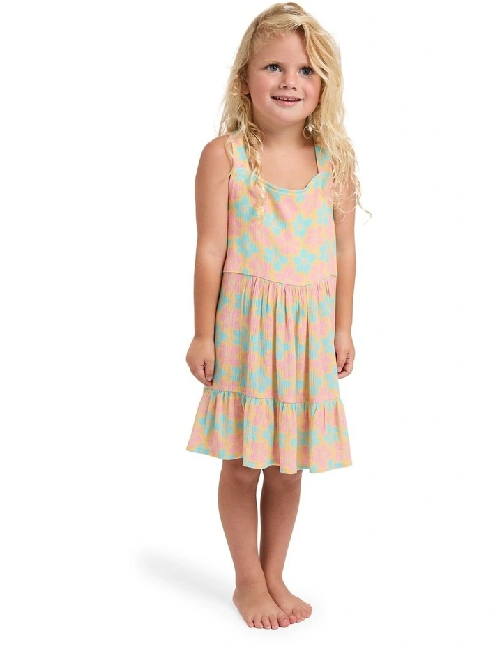 Girls 0-5 Sun Petals Midi Dress In Sunbeam image 1