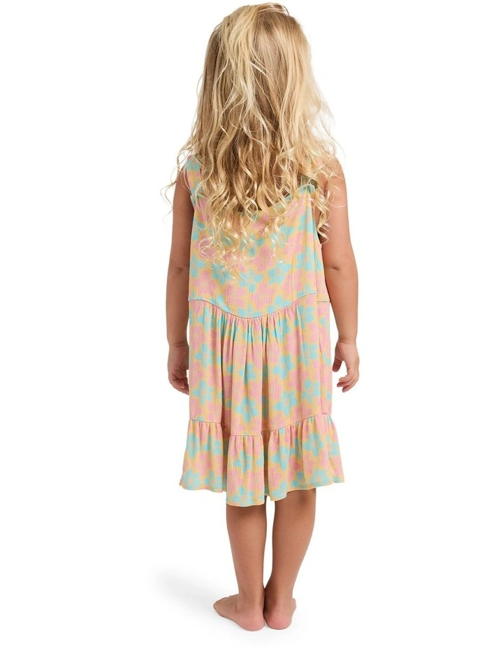 Girls 0-5 Sun Petals Midi Dress In Sunbeam image 2