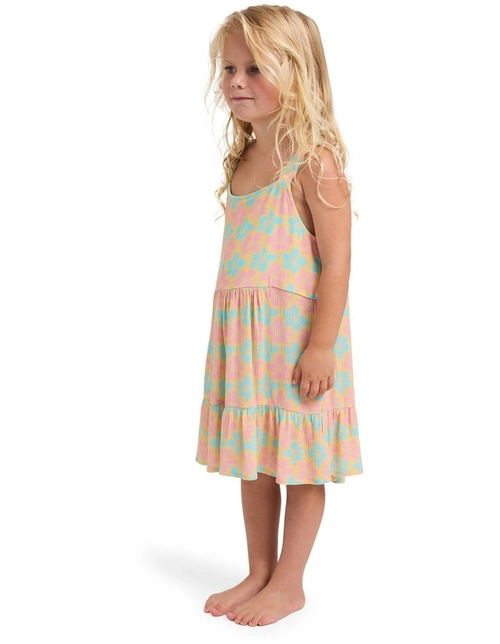Girls 0-5 Sun Petals Midi Dress In Sunbeam image 3