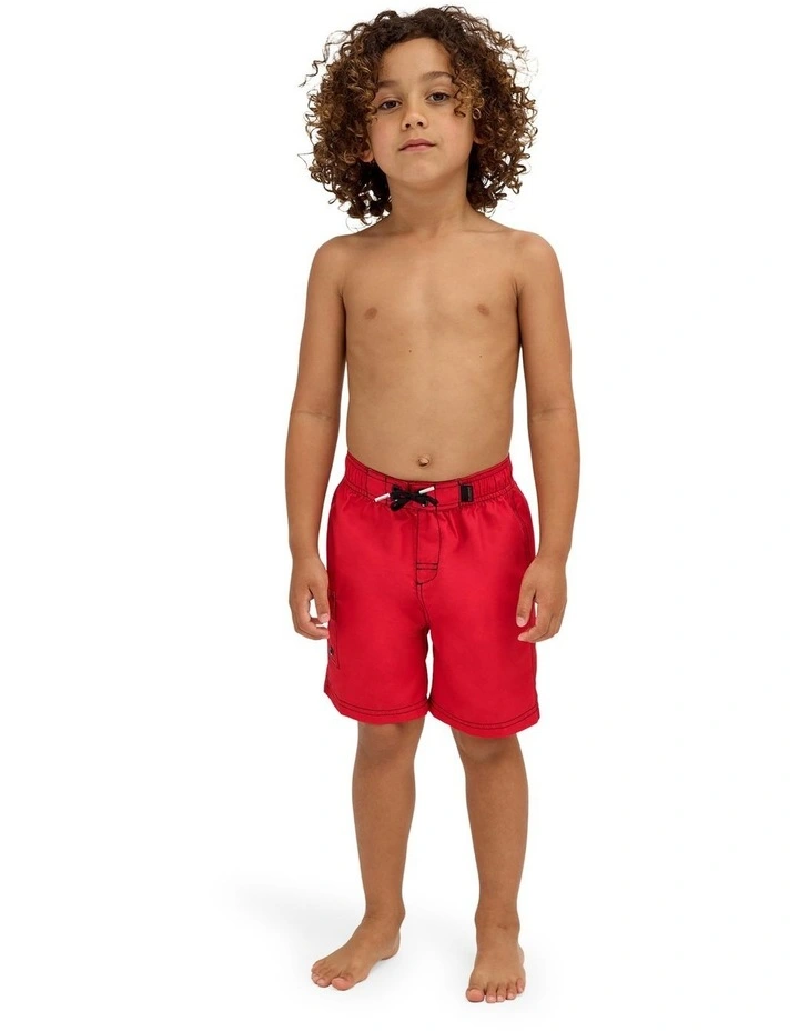 Boys 0-7 Groms Throw On 13 Inch Boardshorts In Core Red image 1