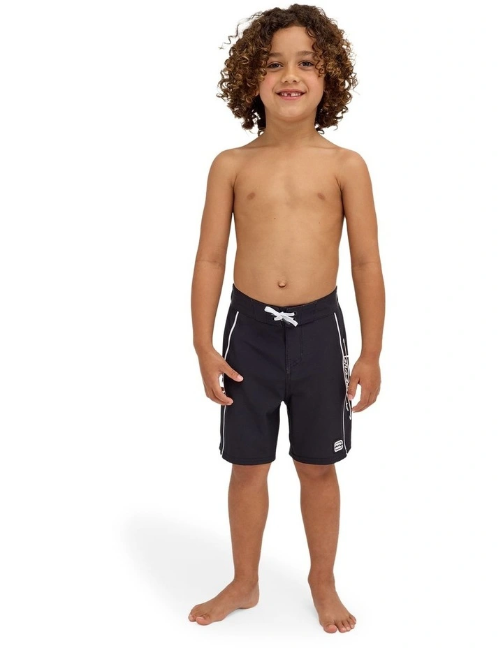 Boys 0-7 Groms D Bah 2.0 Pro 13 Inch Boardshorts In Black image 1