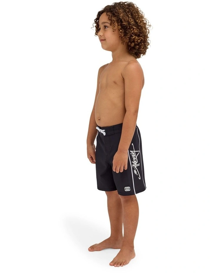 Boys 0-7 Groms D Bah 2.0 Pro 13 Inch Boardshorts In Black image 3