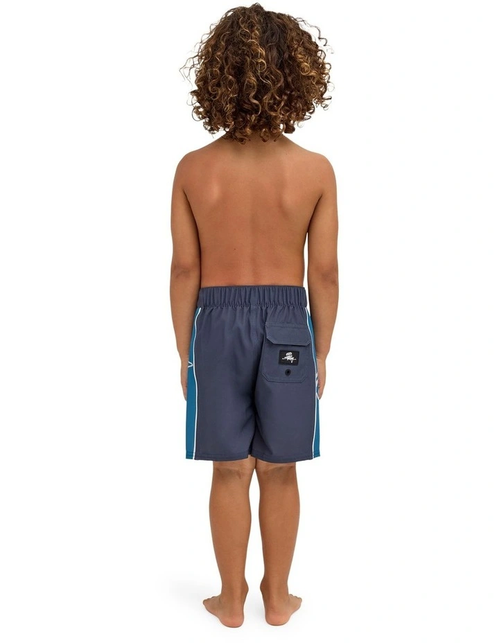 Boys 0-7 Groms D Bah 2.0 Pro 13 Inch Boardshorts In Aged Indigo image 2