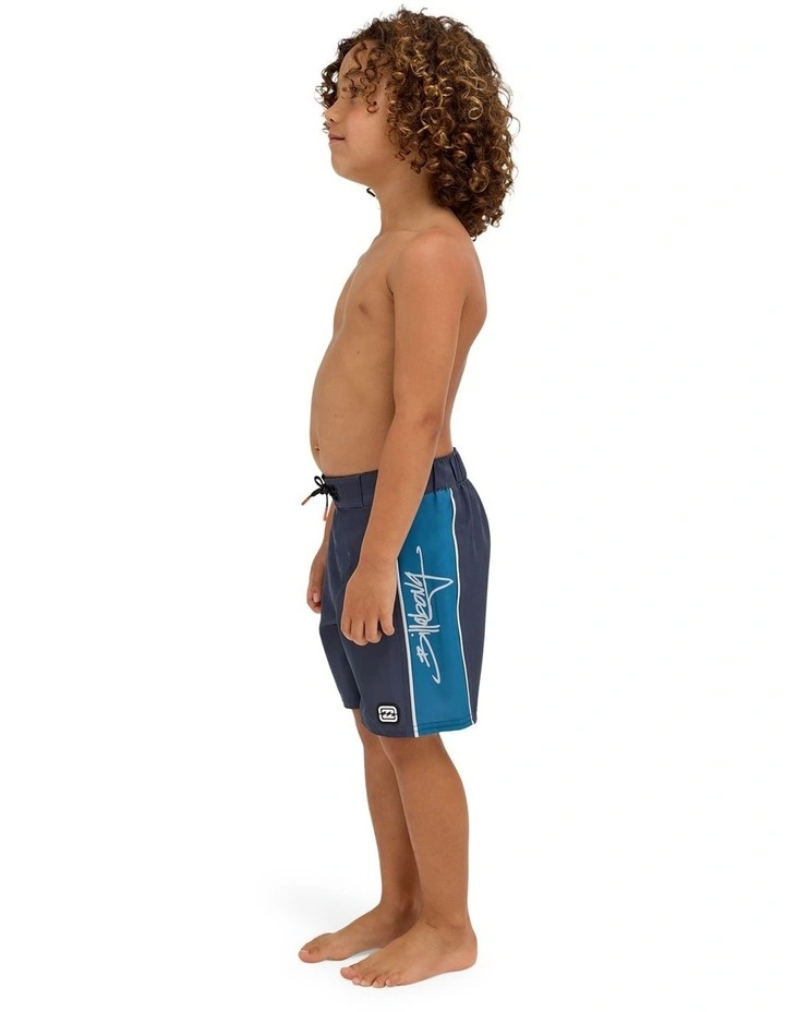 Boys 0-7 Groms D Bah 2.0 Pro 13 Inch Boardshorts In Aged Indigo image 3