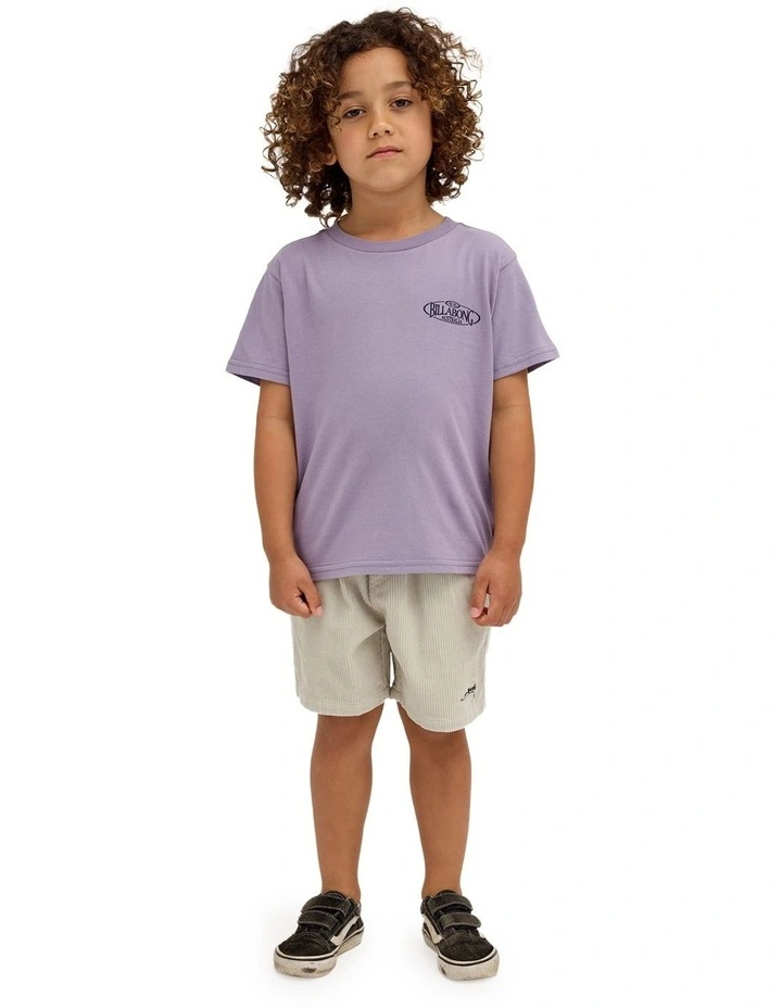Boys 2-7 Groms Larry Corduroy Shorts In Stone image 1