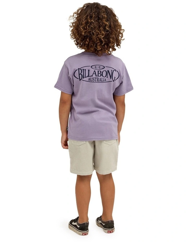 Boys 2-7 Groms Larry Corduroy Shorts In Stone image 2