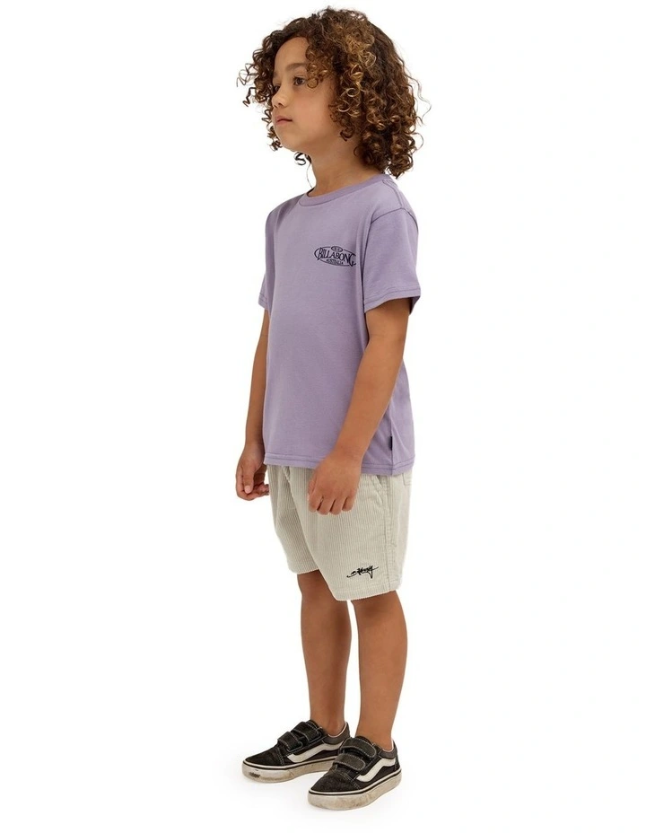 Boys 2-7 Groms Larry Corduroy Shorts In Stone image 3
