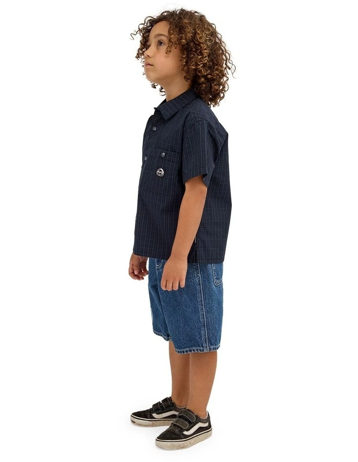 Boys 2-7 Groms Spec 73 Mogul Pocket T-Shirt In Midnight image 3