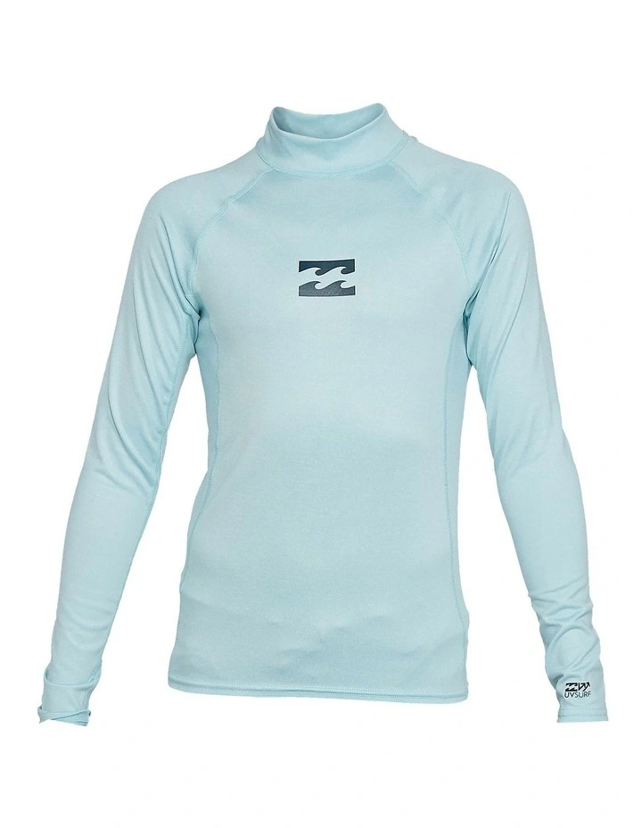 All Day Wave Performance Fit Rash Vest Blue image 1