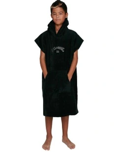 Wetsuit Hoodie Towel in Black